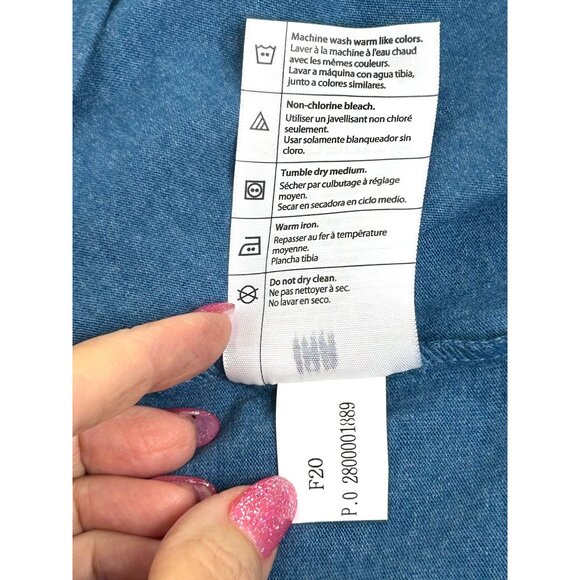 Carhartt Men's Original Fit 2XL Tall Blue T-Shirt Short Sleeve Logo Crew Pocket - Picture 6 of 11